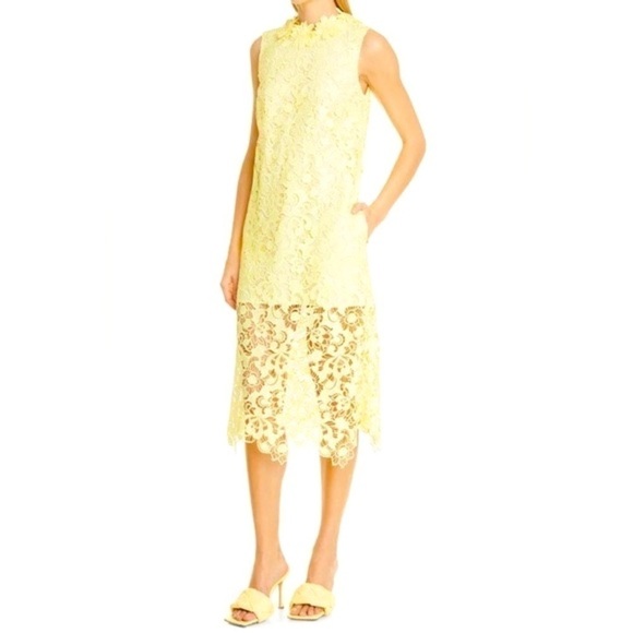 AKNVAS Mallie Floral lace sleeveless dress S NWOT - Picture 1 of 16